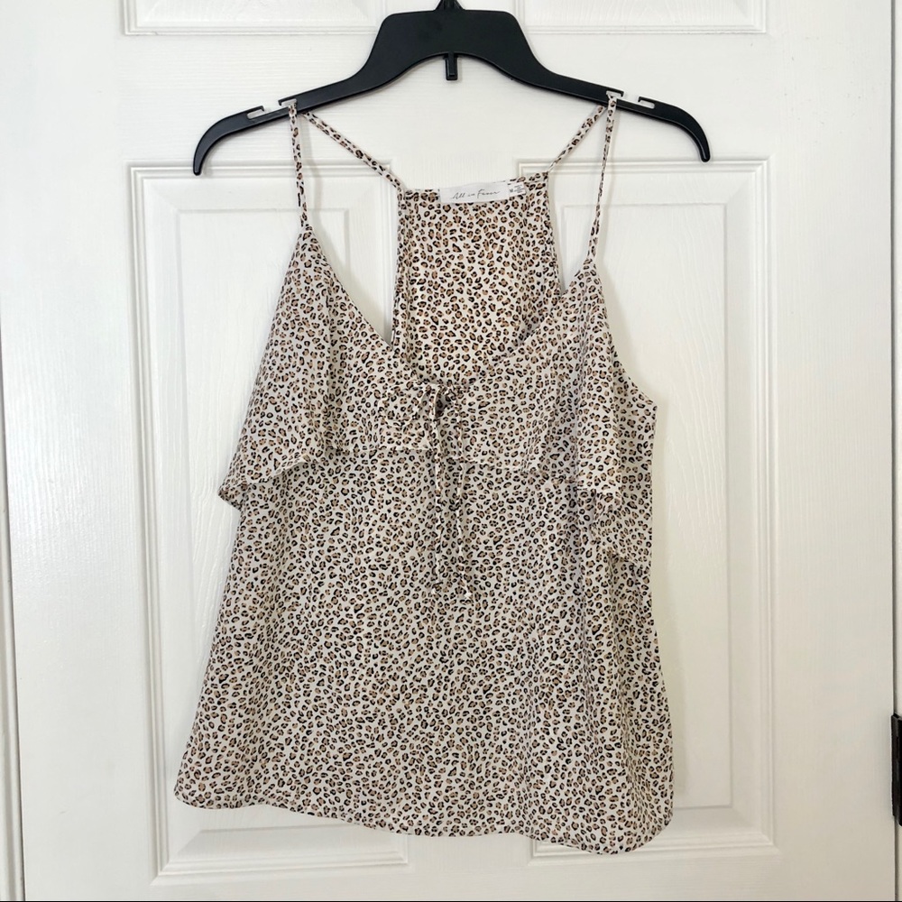 All in Favor Animal Print Tank